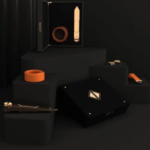 Noir Discipline Leather Spanker Set