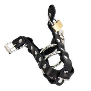 Noir Lock Men’s Chastity Ring Set