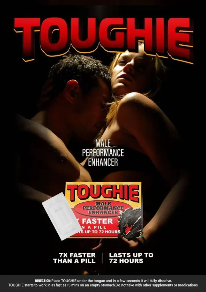 TOUGHIE Male Energy Enhancement Oral Dissolving Strips - 20 Pieces