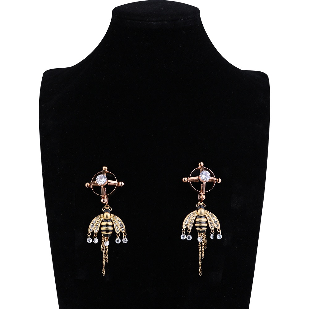 Luxe Rose Gold Decorative Nipple Clamps - Image 2