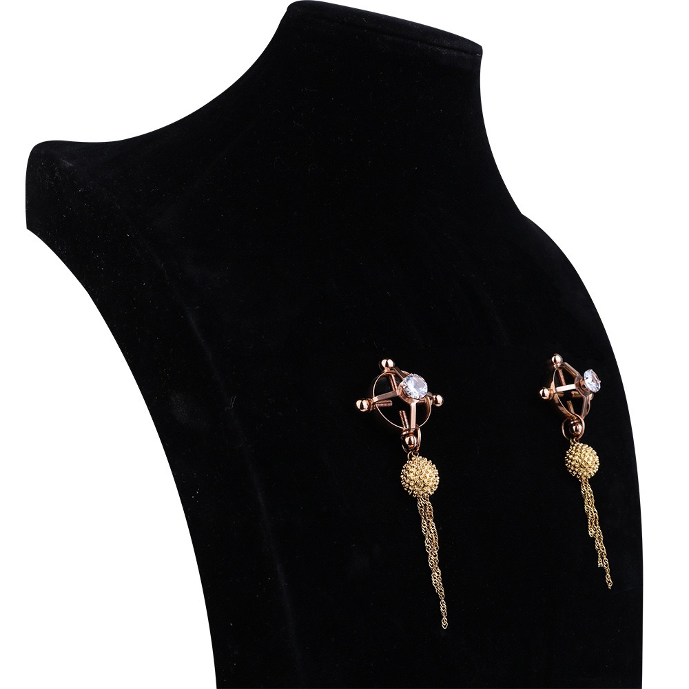 Luxe Rose Gold Decorative Nipple Clamps - Image 4