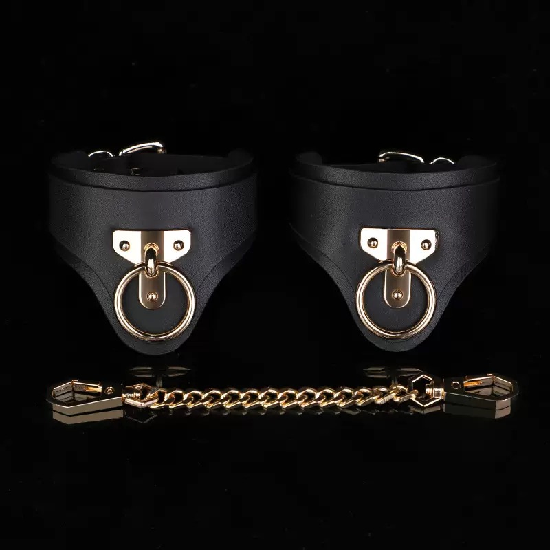 Noir Rouge Genuine Leather Restraint Cuff Set - Image 2