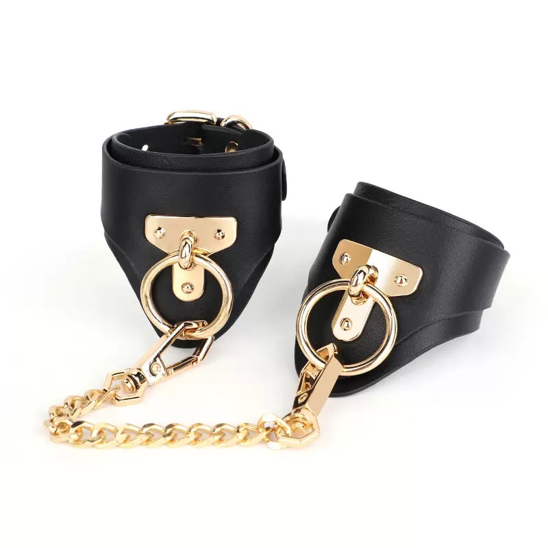 Noir Rouge Genuine Leather Restraint Cuff Set - Image 4