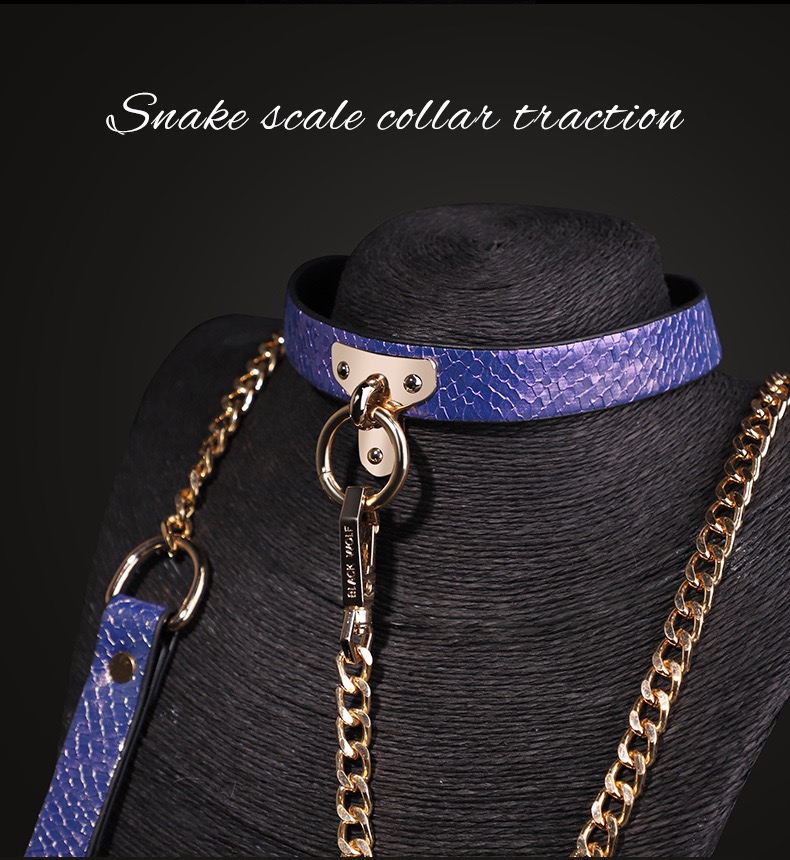 Amethyst Serpent Luxury Traction Collar - Image 2
