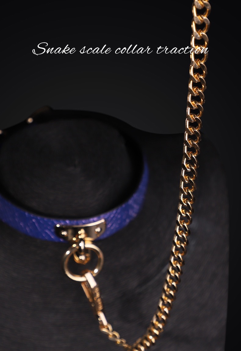 Amethyst Serpent Luxury Traction Collar - Image 5